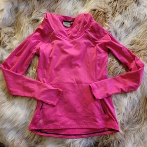 Athleta Hot Pink Hooded Sweatshirt